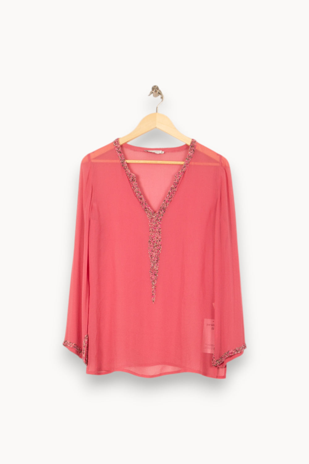 Blouse Rose - Taille L/40 de la marque Gerard Darel | PARAD58195 - Vendu par Paradigme - Image 2