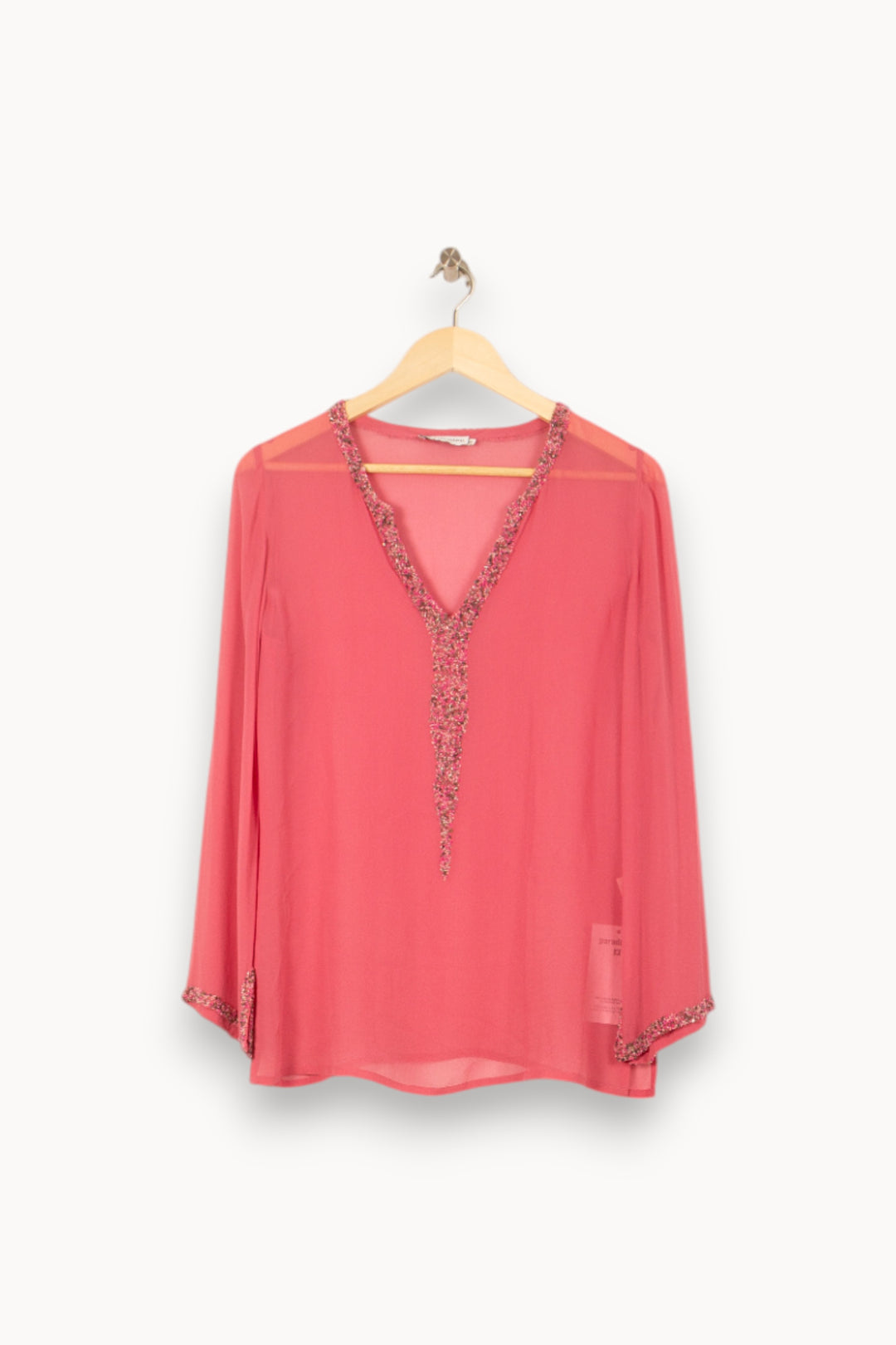 Blouse Rose - Taille L/40 de la marque Gerard Darel | PARAD58195 - Vendu par Paradigme - Image 2