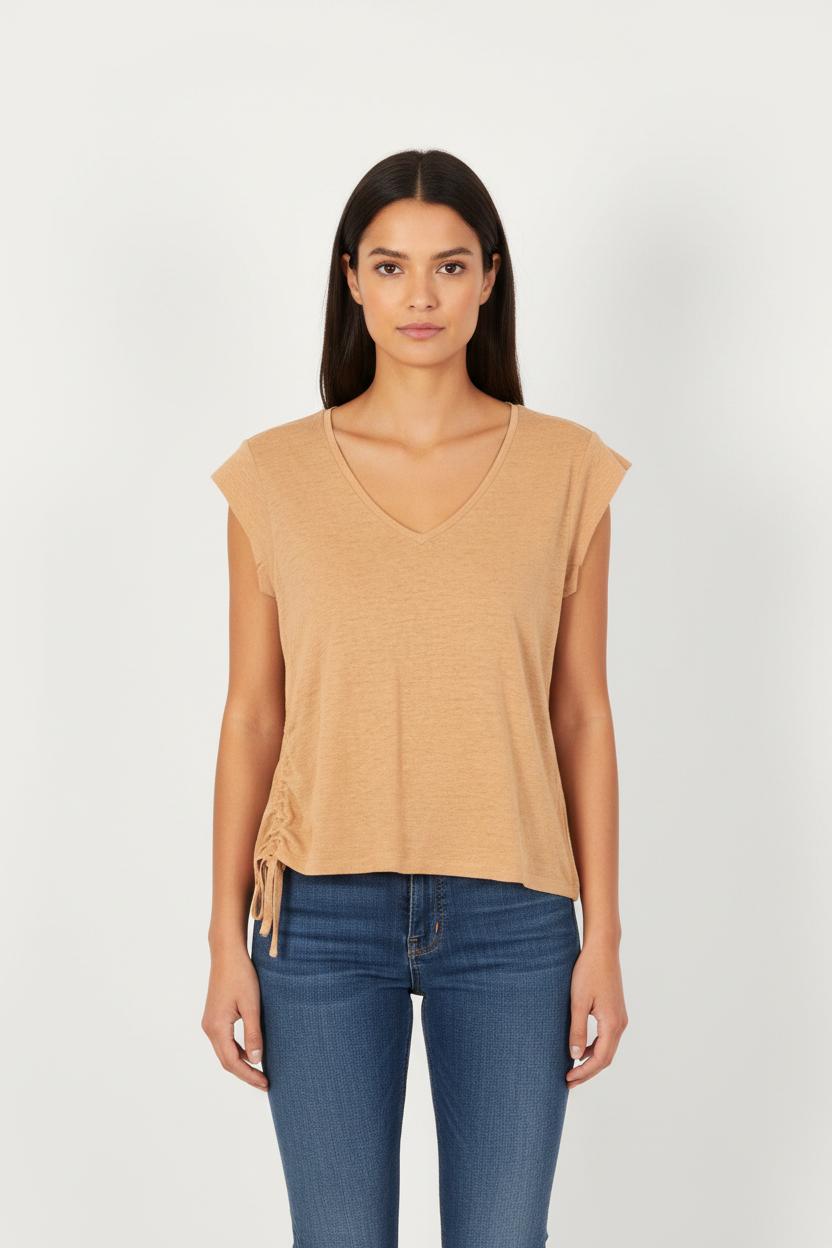 Tee-shirt Beige - Taille T.U.