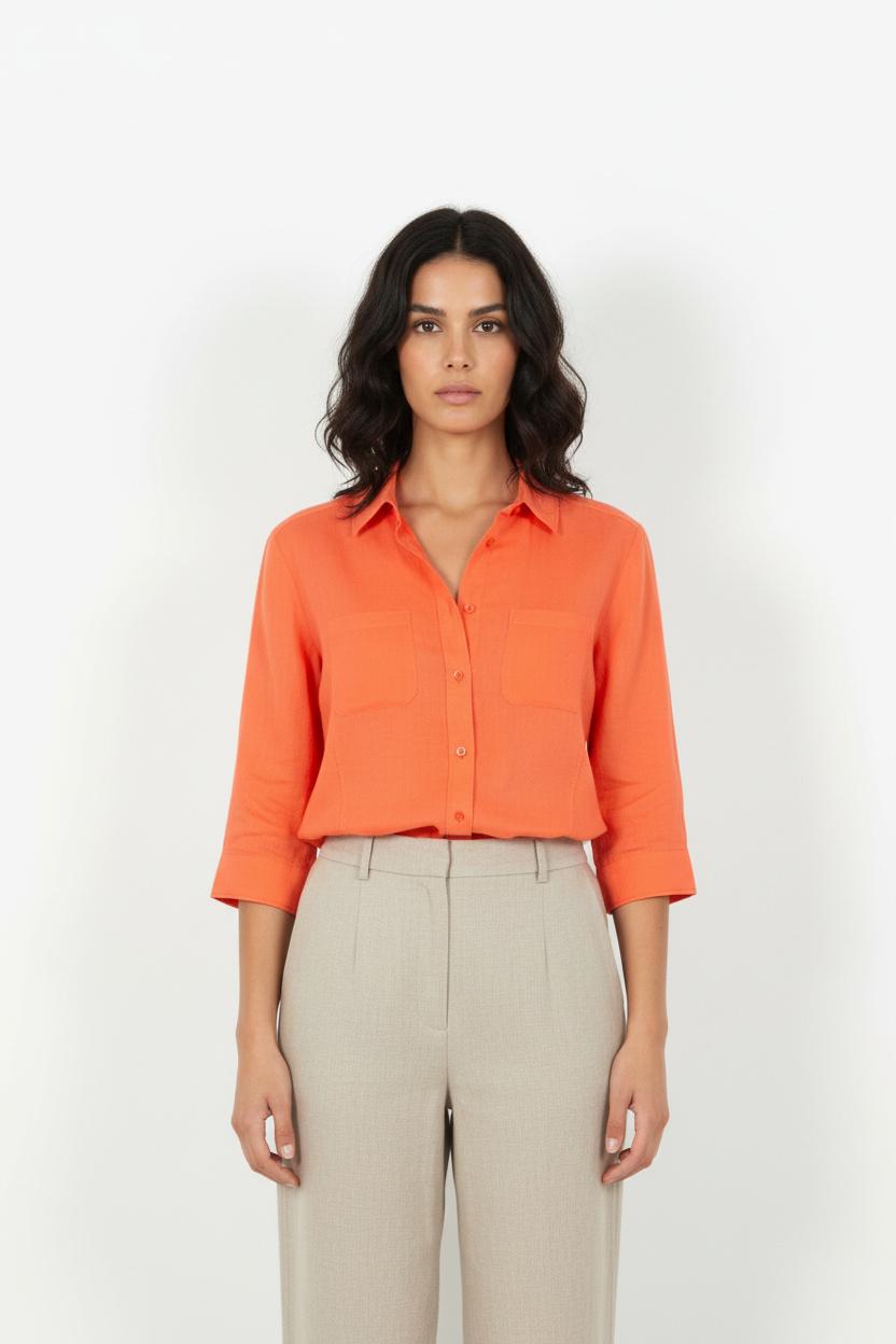 Chemise Orange - Taille T.U.