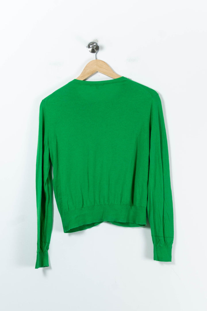 Cardigan Vert - Taille S/36 de la marque Tara Jarmon | PARAD58211 - Vendu par Paradigme - Image 4
