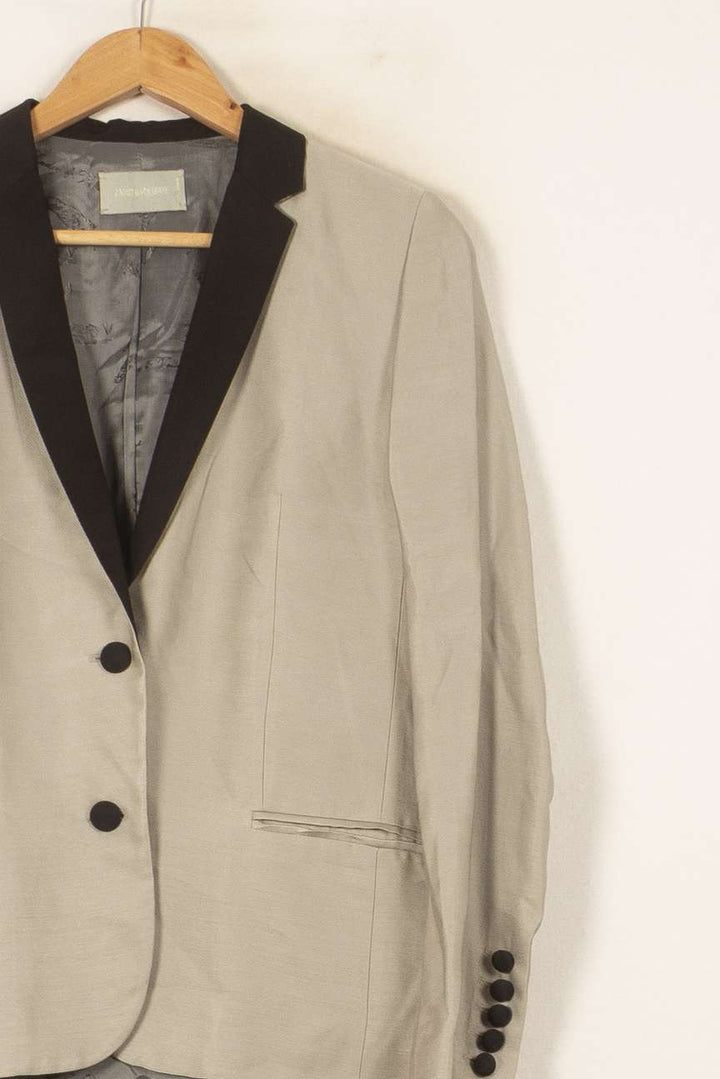 Blazer Gris et Noir - Taille S/36 de la marque Zadig&Voltaire | PARAD58219 - Vendu par Paradigme - Image 3