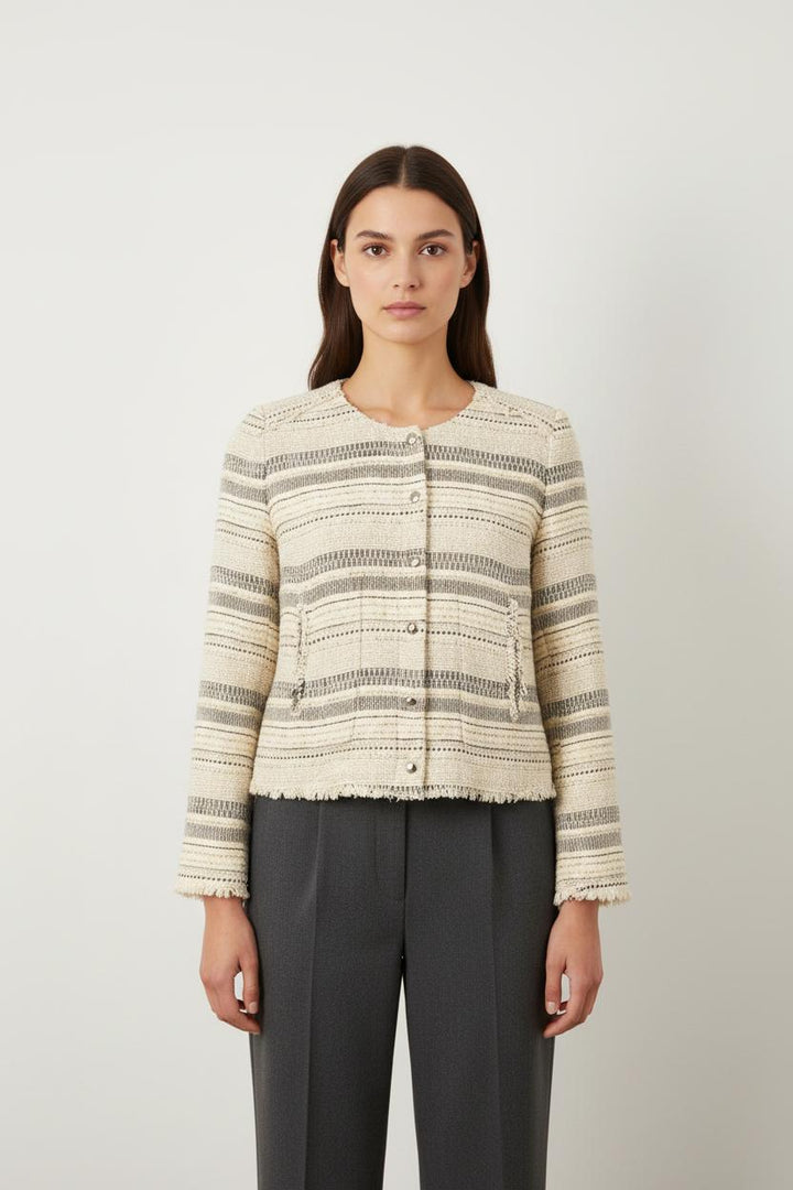 Veste Écrue et Noire - Taille M/38
