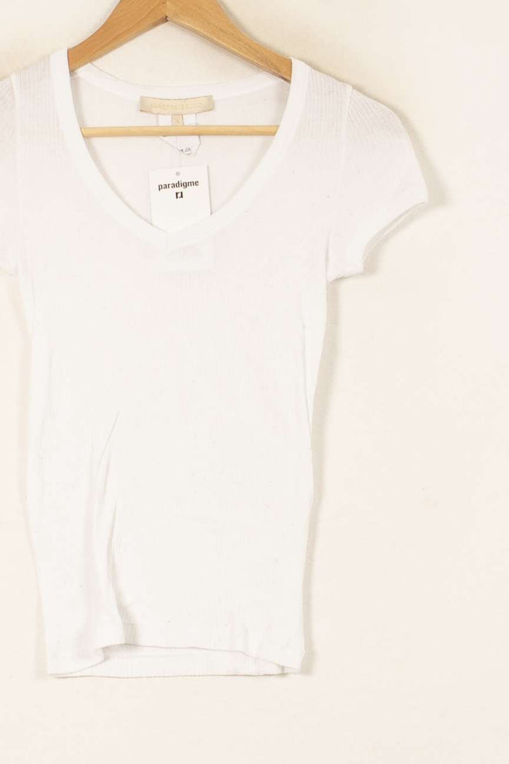 Tee-shirt Blanc - Taille S/36 de la marque Vanessa Bruno | PARAD58225 - Vendu par Paradigme - Image 3