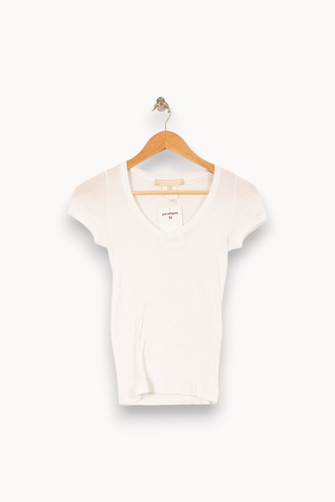 Tee-shirt Blanc - Taille S/36 de la marque Vanessa Bruno | PARAD58225 - Vendu par Paradigme - Image 2