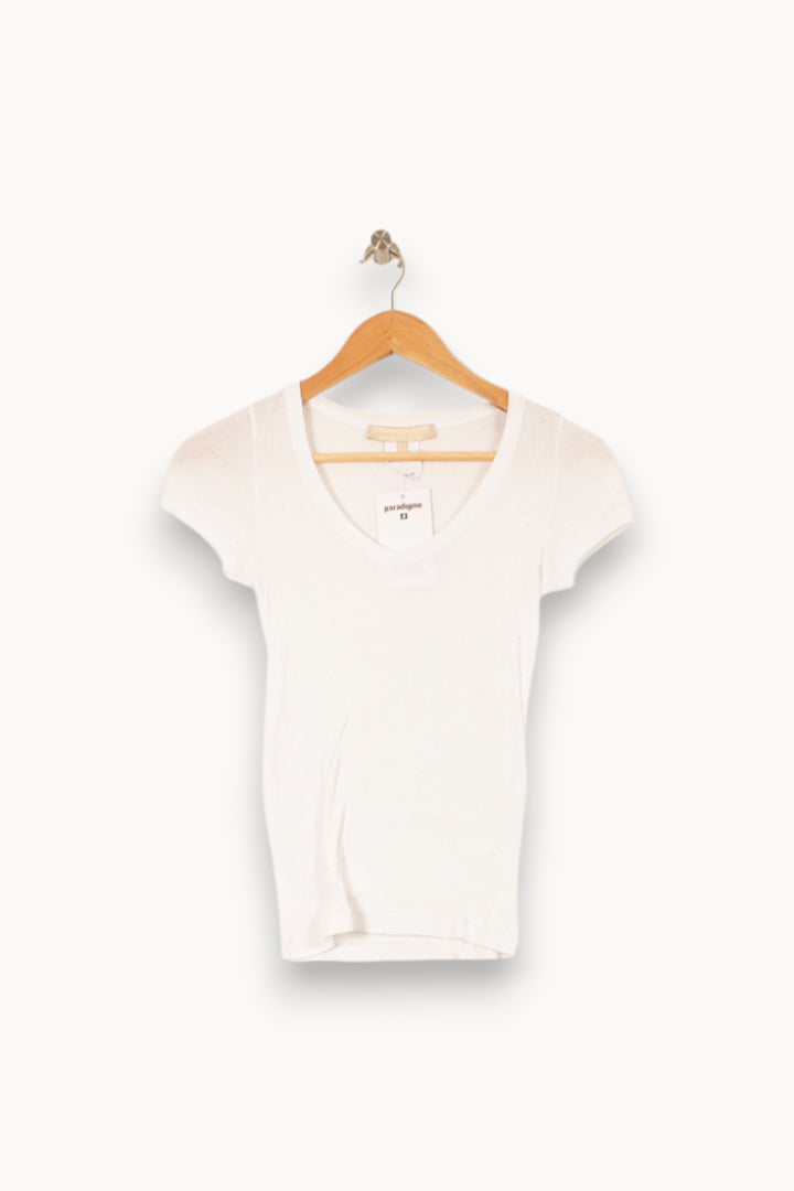 Tee-shirt Blanc - Taille S/36 de la marque Vanessa Bruno | PARAD58225 - Vendu par Paradigme - Image 2