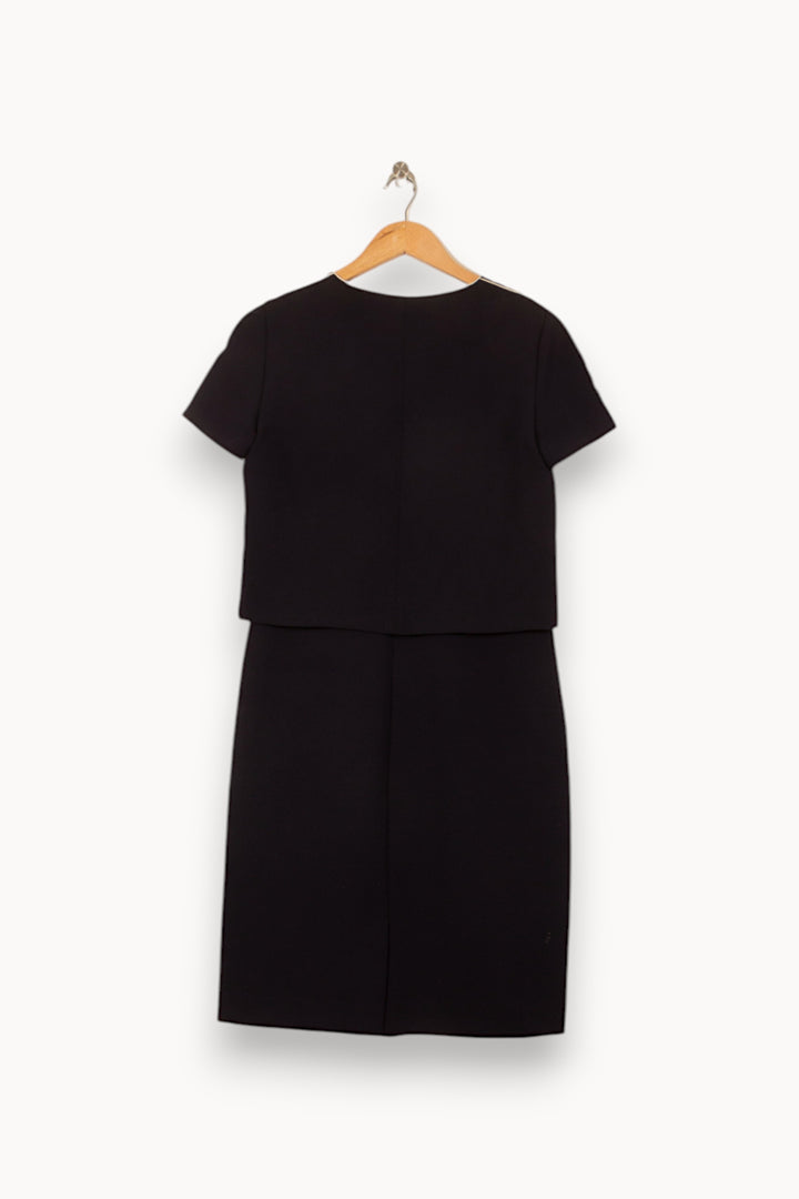 Robe Midi Noire - Taille S/36 de la marque Gerard Darel | PARAD58226 - Vendu par Paradigme - Image 4