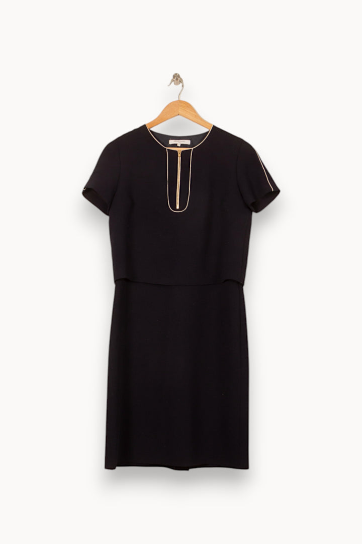 Robe Midi Noire - Taille S/36 de la marque Gerard Darel | PARAD58226 - Vendu par Paradigme - Image 2