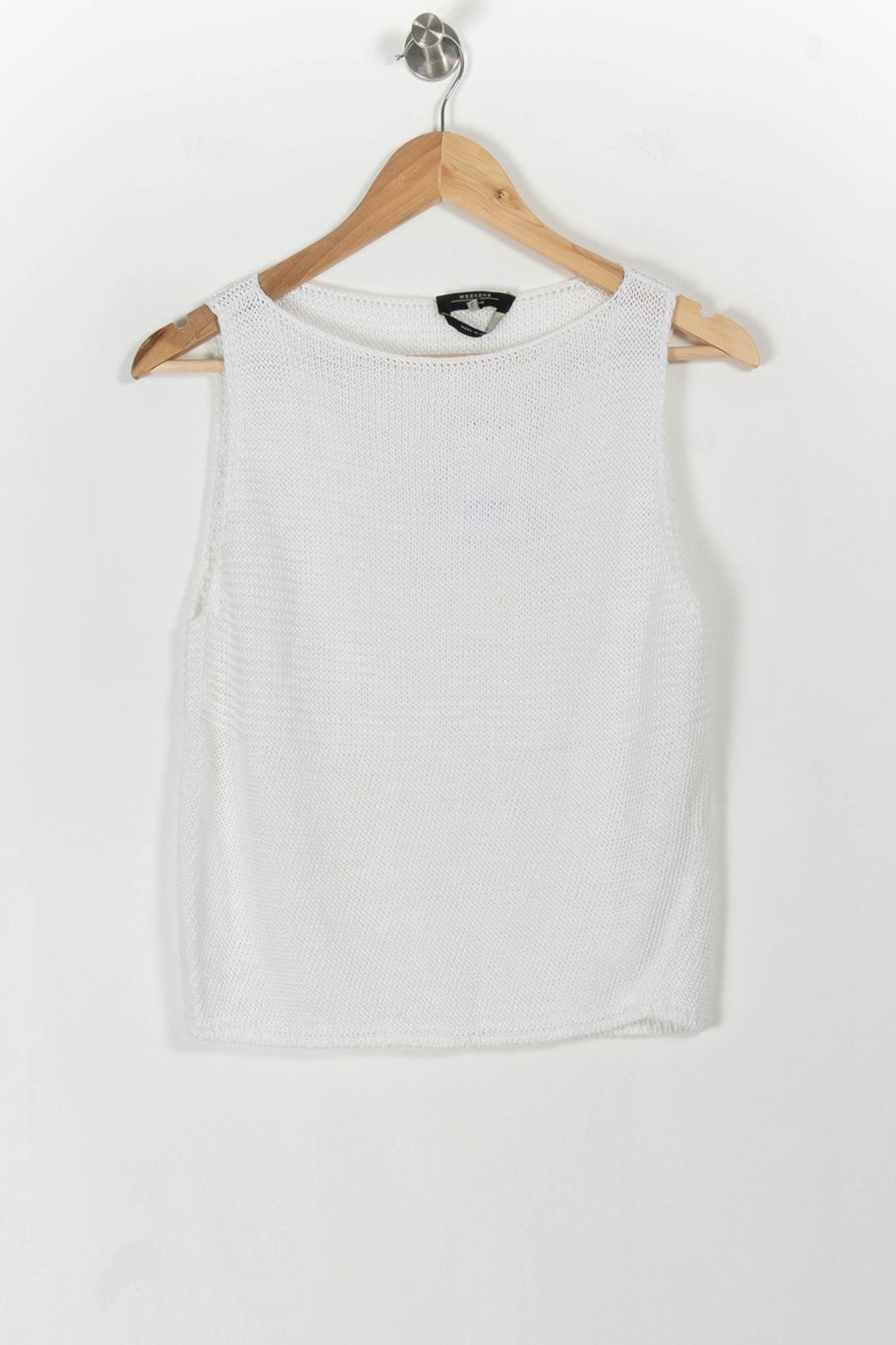 Débardeur Blanc - Taille L/40 de la marque Weekend Max Mara | PARAD58228 - Vendu par Paradigme - Image 2
