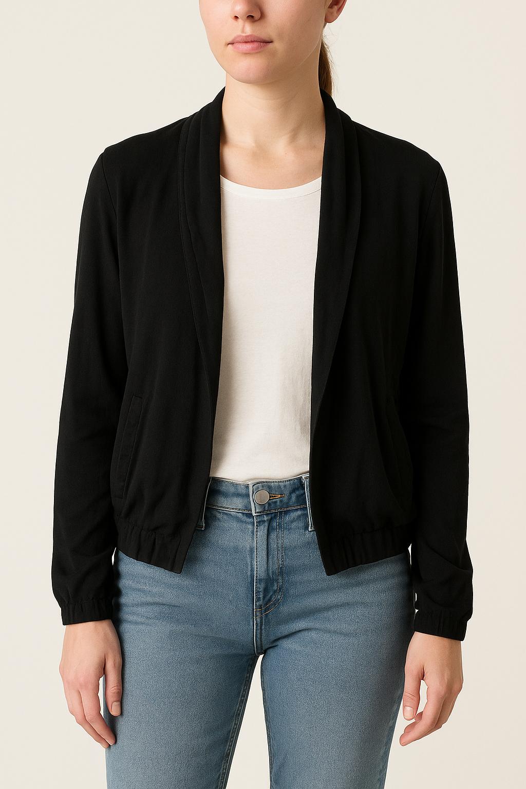 Veste Noire - Taille S/36 de la marque American Vintage | PARAD58233 - Vendu par Paradigme - Image 1
