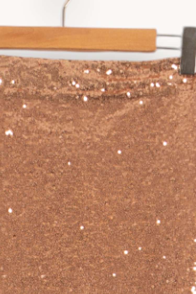 Jupe Sequin Or - Taille S/36 de la marque Garance Paris | PARAD58245 - Vendu par Paradigme - Image 3