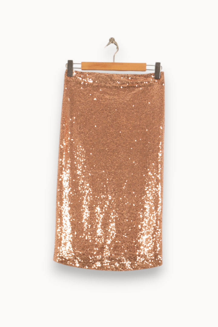 Jupe Sequin Or - Taille S/36 de la marque Garance Paris | PARAD58245 - Vendu par Paradigme - Image 2