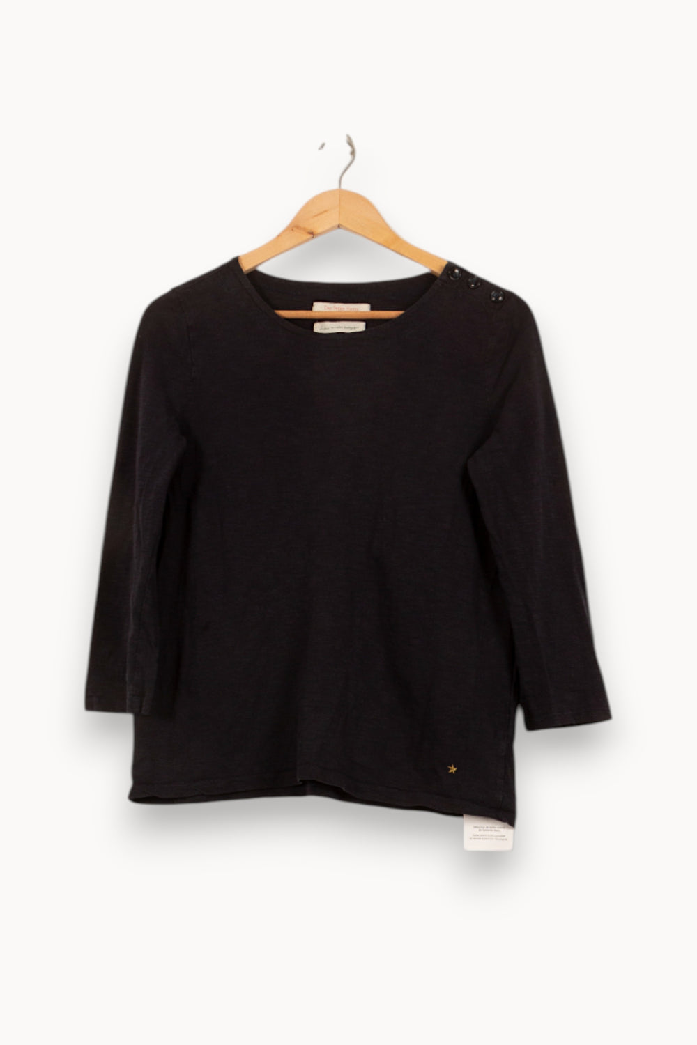 Tee-shirt Noir - Taille S/36 de la marque Des petits hauts | PARAD58246 - Vendu par Paradigme - Image 2