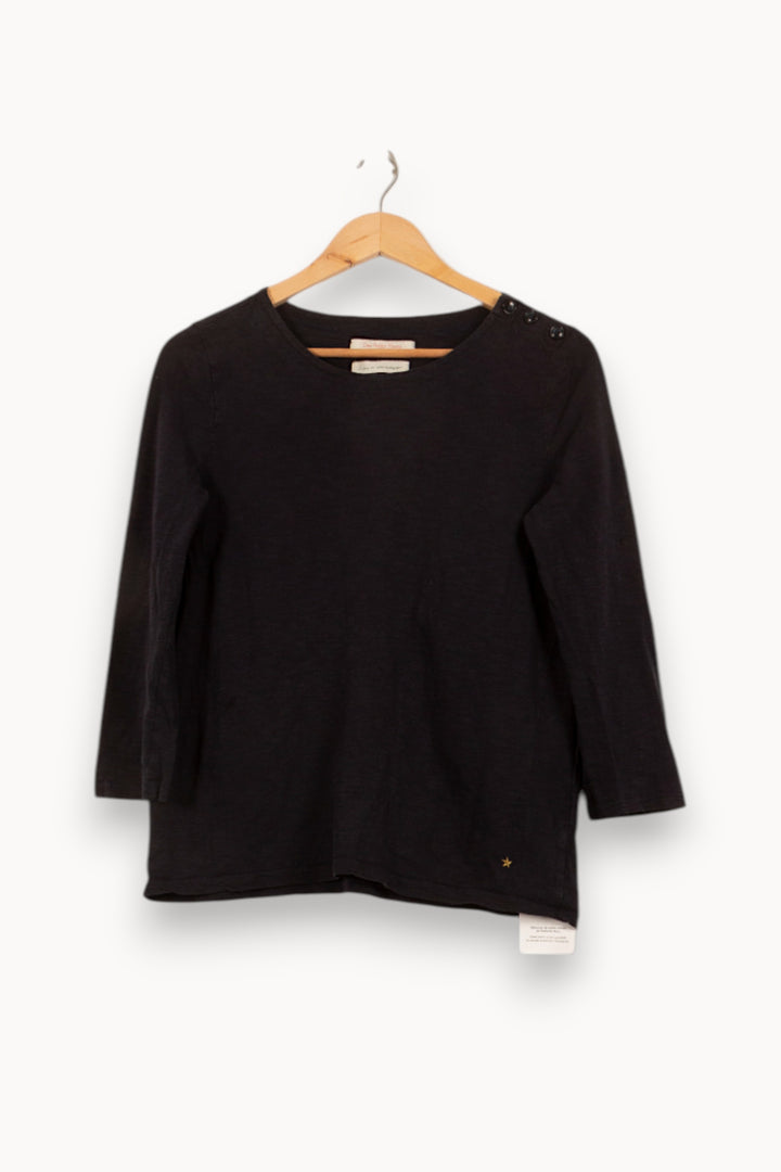 Tee-shirt Noir - Taille S/36 de la marque Des petits hauts | PARAD58246 - Vendu par Paradigme - Image 2