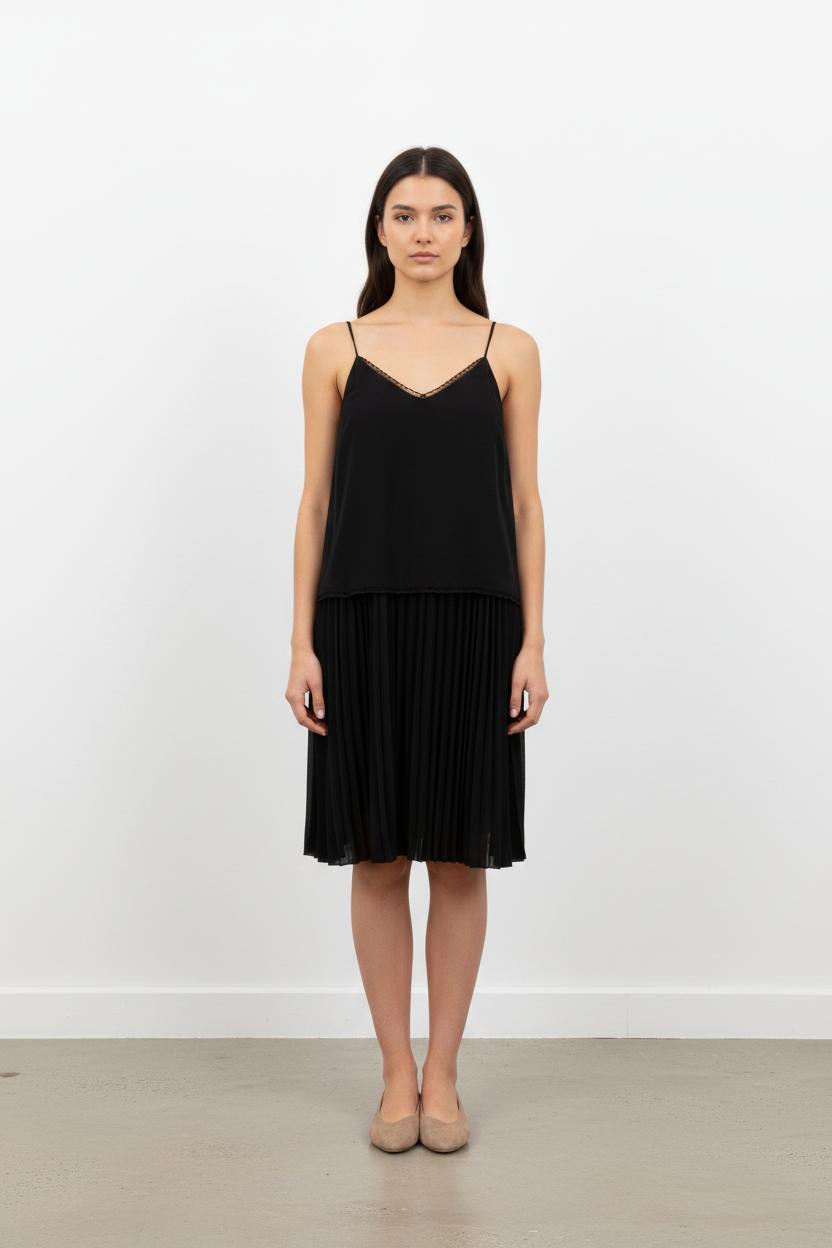 Robe Midi Noire - Taille S/36