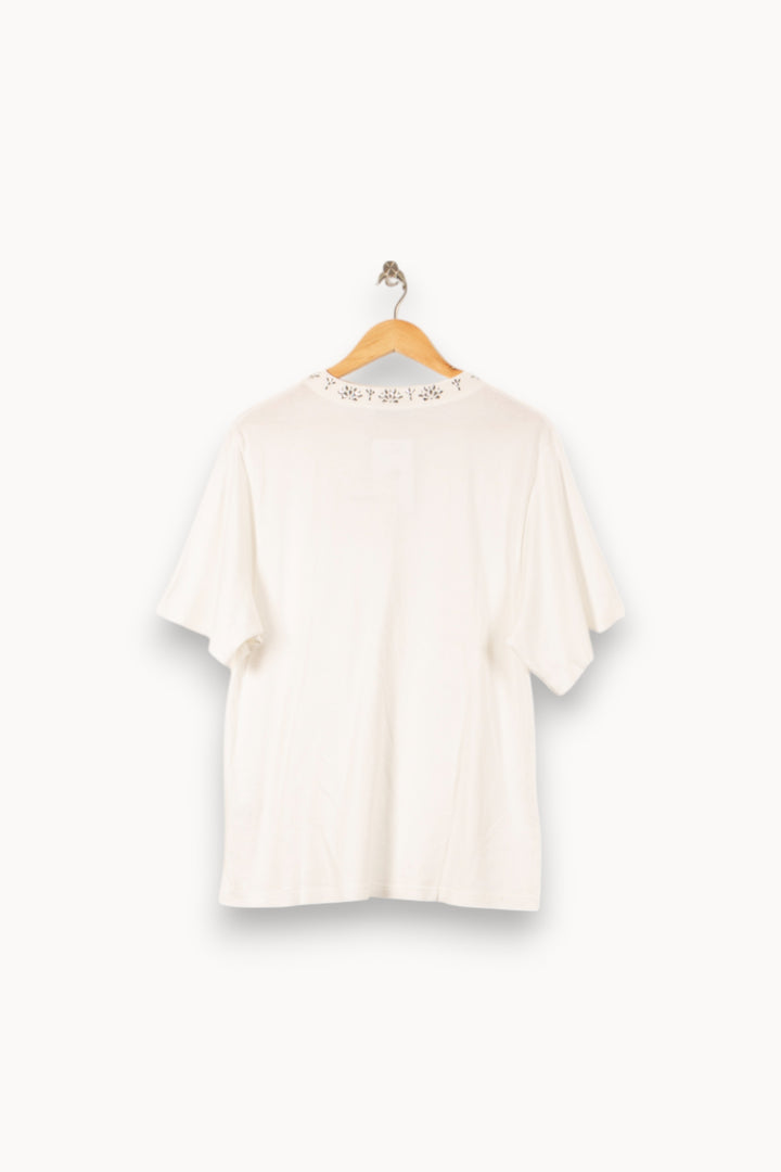 Tee-shirt Blanc - Taille XL/42 de la marque Imprevu | PARAD58255 - Vendu par Paradigme - Image 4