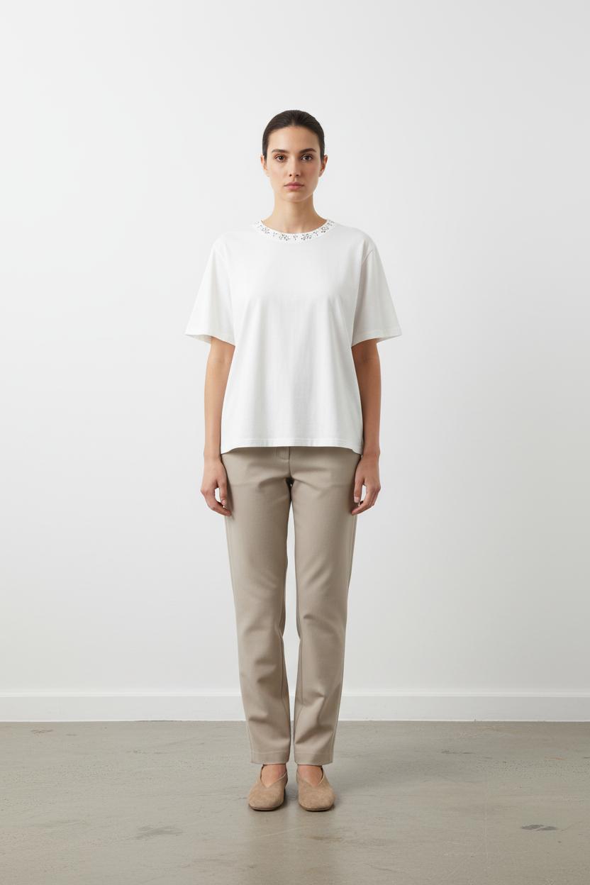 Tee-shirt Blanc - Taille XL/42