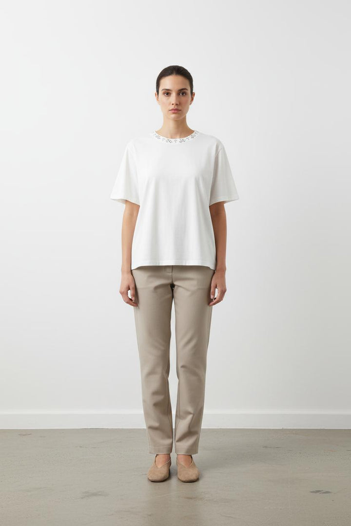 Tee-shirt Blanc - Taille XL/42