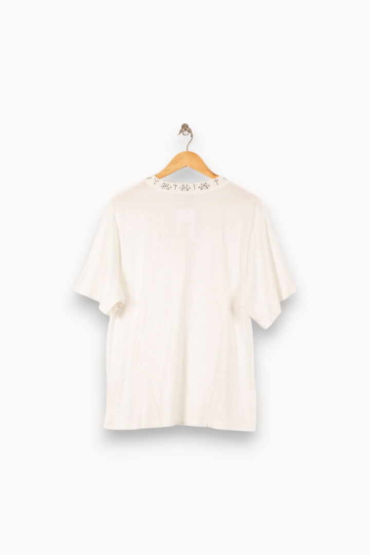 T-shirt Blanc - Taille L/40 de la marque Imprevu | PARAD58256 - Vendu par Paradigme - Image 4