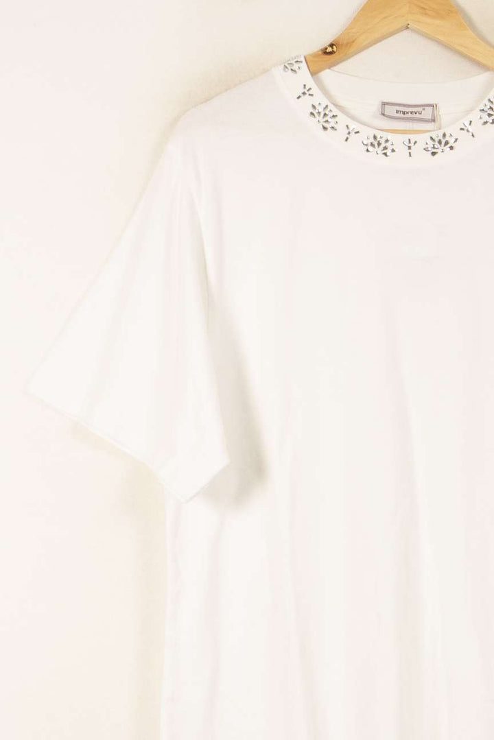 T-shirt Blanc - Taille L/40 de la marque Imprevu | PARAD58256 - Vendu par Paradigme - Image 3