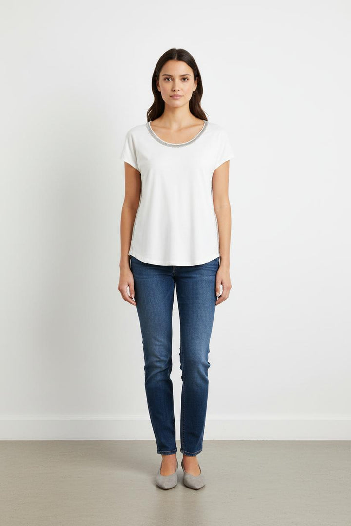 Tee-shirt Blanc - Taille XS/34