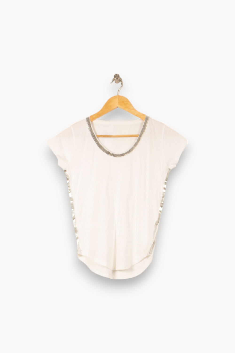 Tee-shirt Blanc - Taille XS/34 de la marque Imprevu | PARAD58257 - Vendu par Paradigme - Image 2