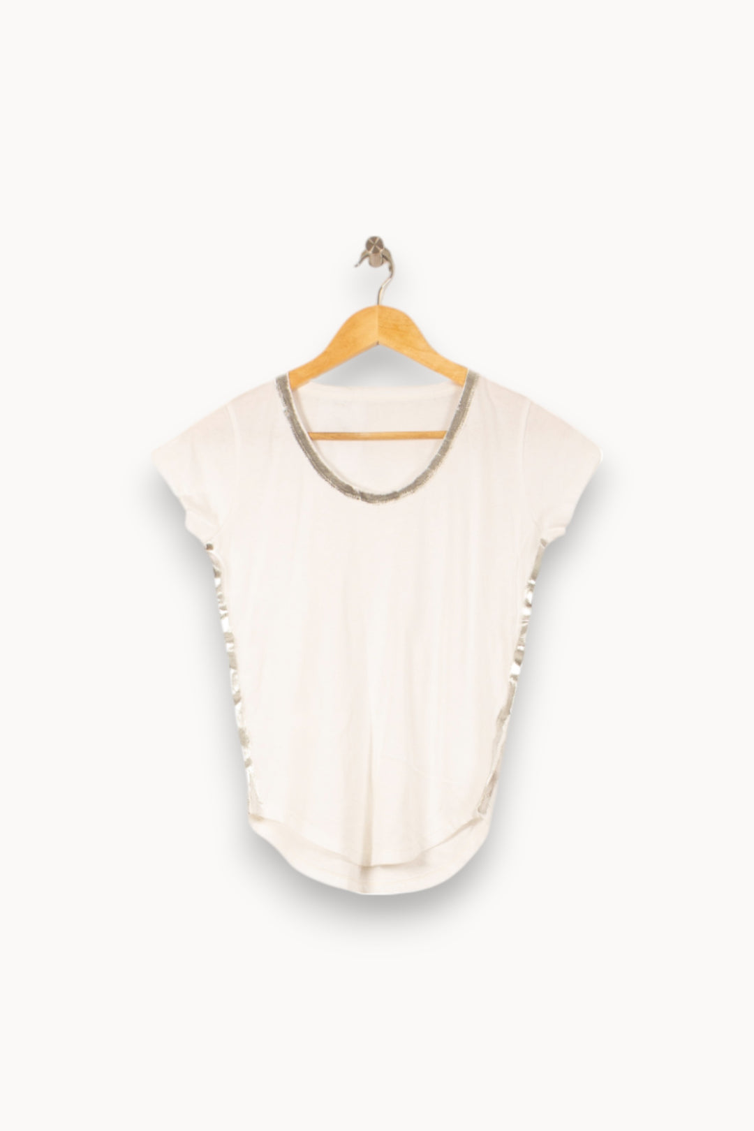 Tee-shirt Blanc - Taille XS/34 de la marque Imprevu | PARAD58257 - Vendu par Paradigme - Image 2