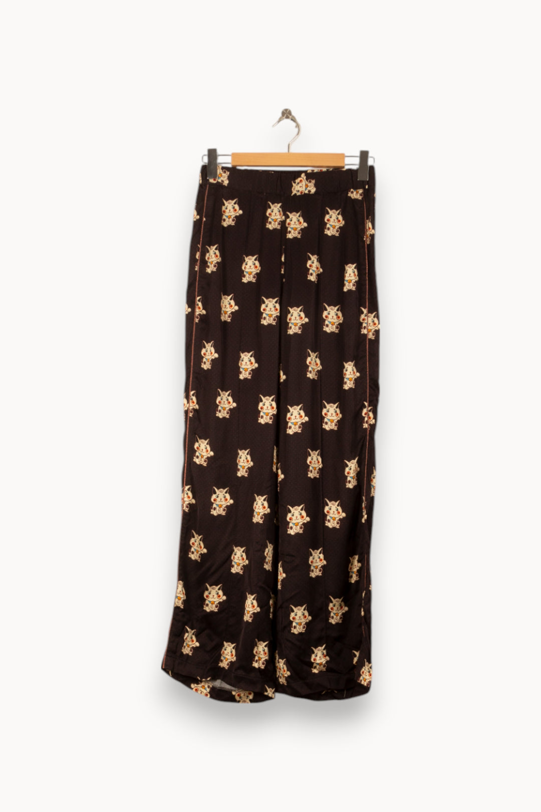 Pantalon Large Noir et Beige - Taille XS/34 de la marque Imprevu | PARAD58264 - Vendu par Paradigme - Image 2