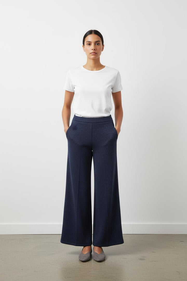 Pantalon Large Bleu - Taille S/36