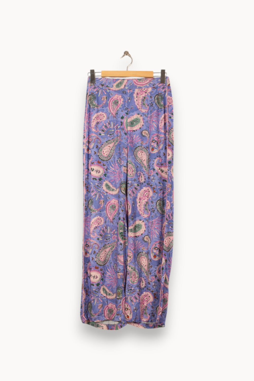 Pantalon Large Bleu et Rose - Taille XS/34 de la marque Louise Misha | PARAD58273 - Vendu par Paradigme - Image 2
