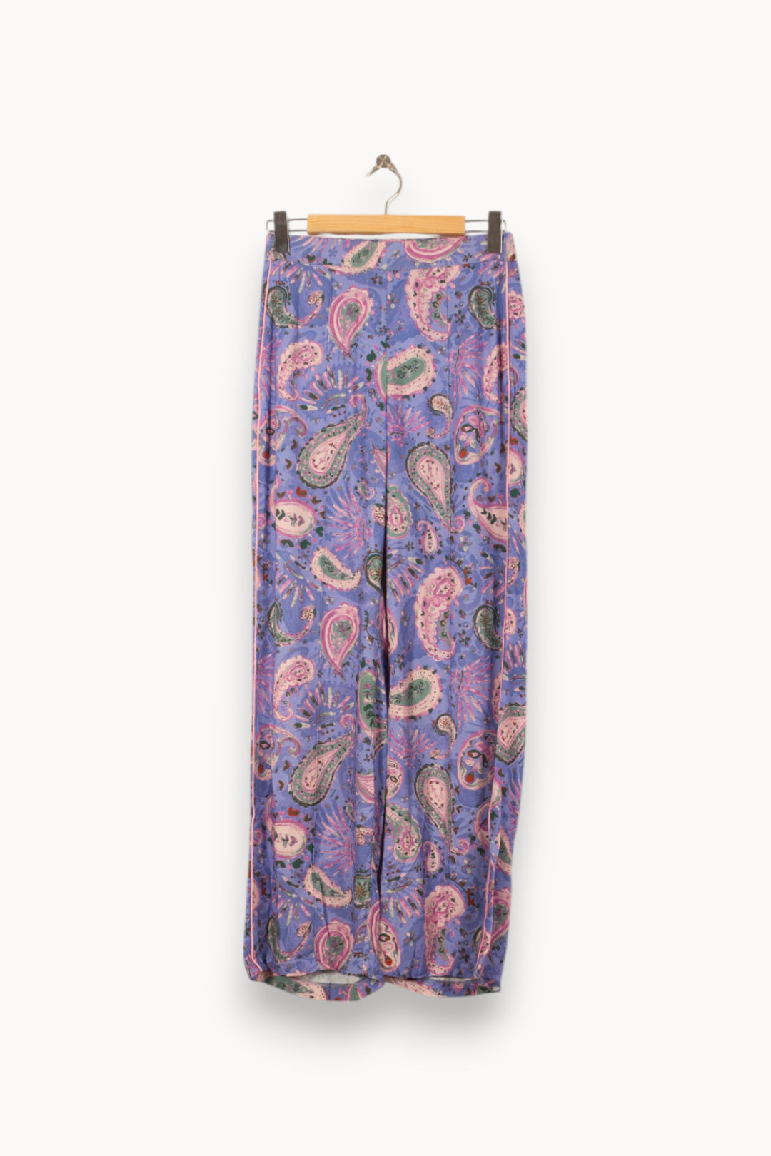 Pantalon Large Bleu et Rose - Taille XS/34 de la marque Louise Misha | PARAD58273 - Vendu par Paradigme - Image 2