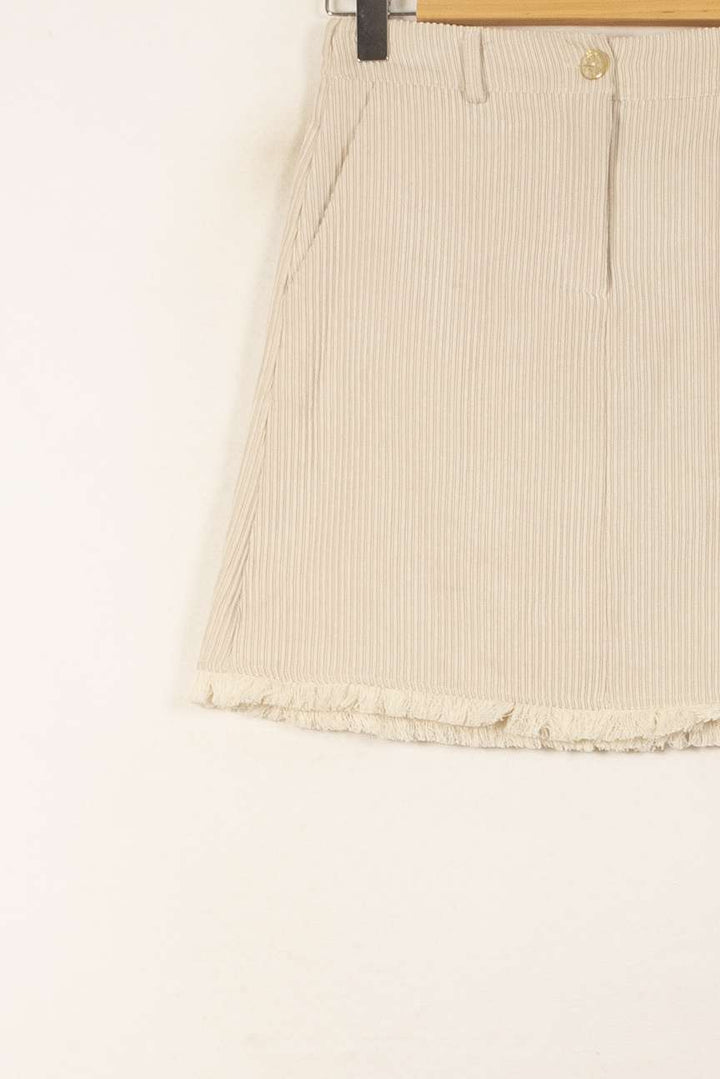 Jupe Courte Beige - Taille XS/34 de la marque Imprevu | PARAD58275 - Vendu par Paradigme - Image 3