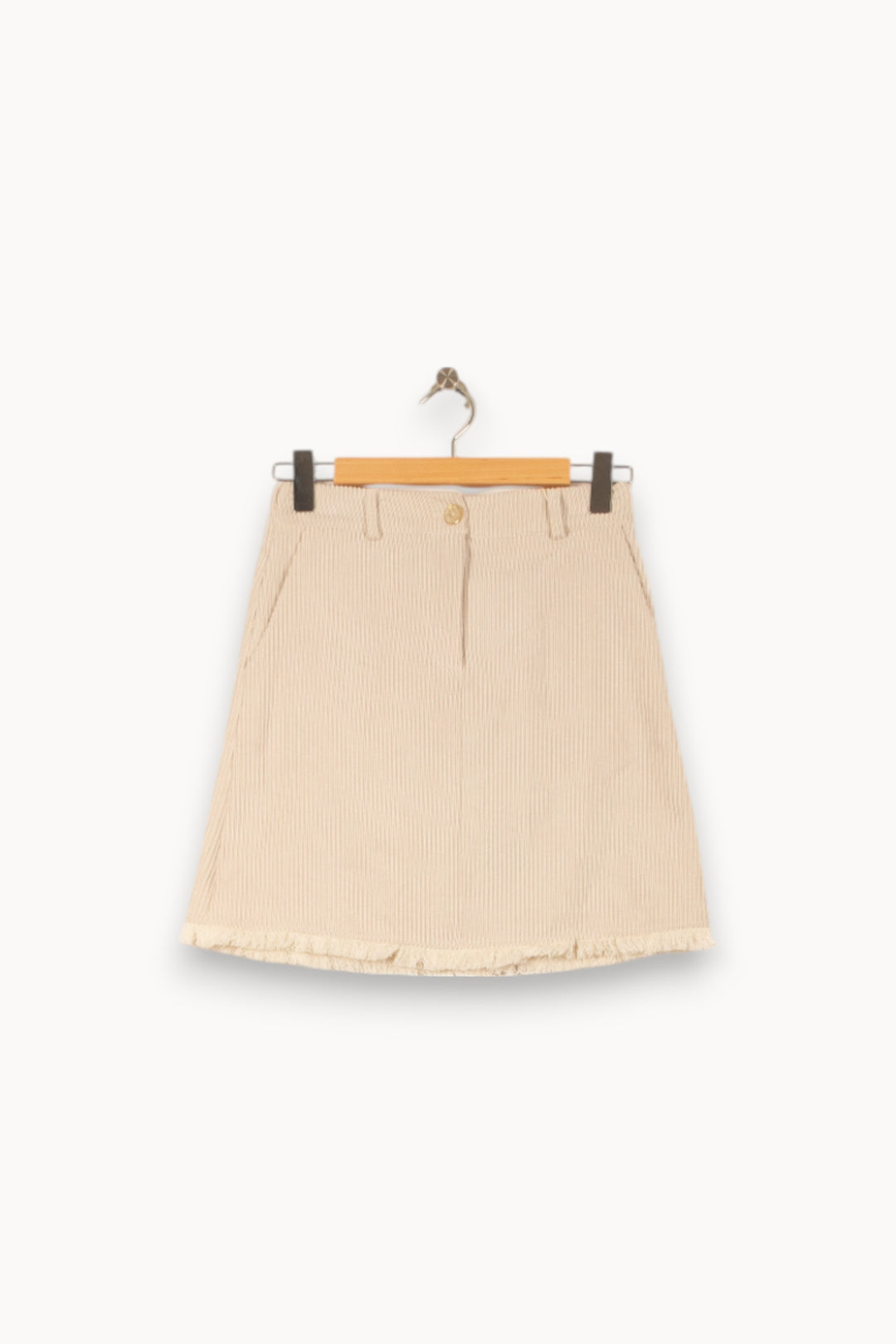 Jupe Courte Beige - Taille XS/34 de la marque Imprevu | PARAD58275 - Vendu par Paradigme - Image 2
