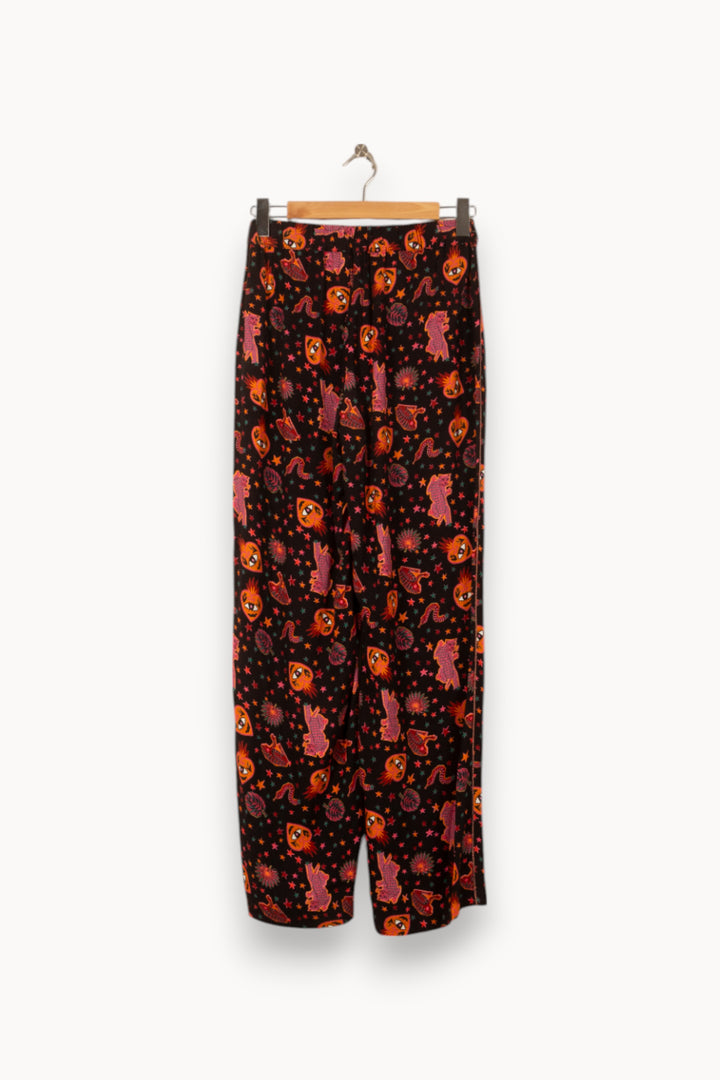 Pantalon Noir et Orange - Taille XS/34 de la marque Imprevu | PARAD58276 - Vendu par Paradigme - Image 4