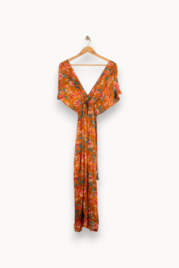 Robe Longue Orange et Rose - Taille S/36 de la marque Louise Misha | PARAD58280 - Vendu par Paradigme - Image 4