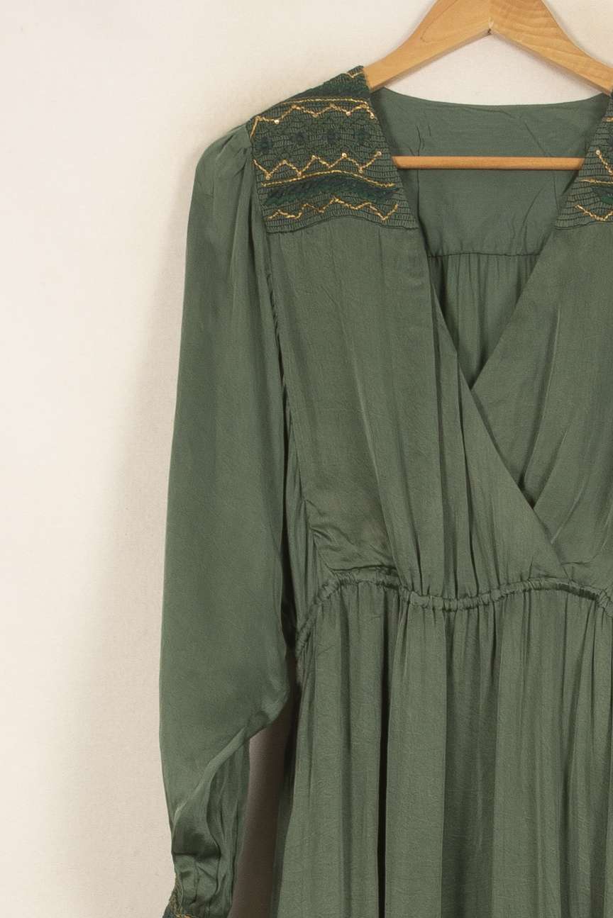 Robe Longue Verte - Taille S/36 de la marque Louise Misha | PARAD58284 - Vendu par Paradigme - Image 3