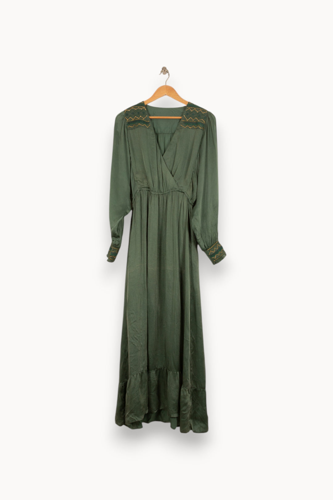 Robe Longue Verte - Taille S/36 de la marque Louise Misha | PARAD58284 - Vendu par Paradigme - Image 2