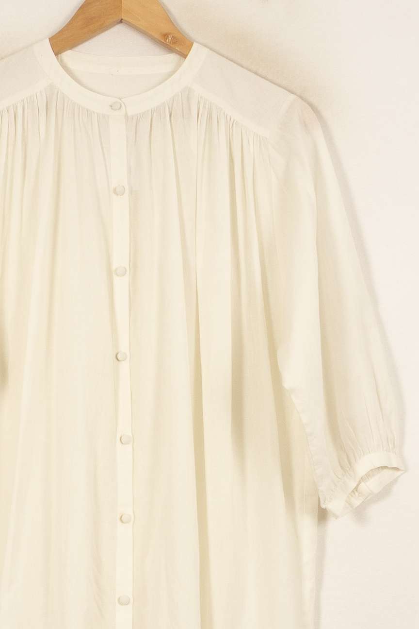 Robe Chemise Blanche - Taille S/36 de la marque Louise Misha | PARAD58289 - Vendu par Paradigme - Image 3