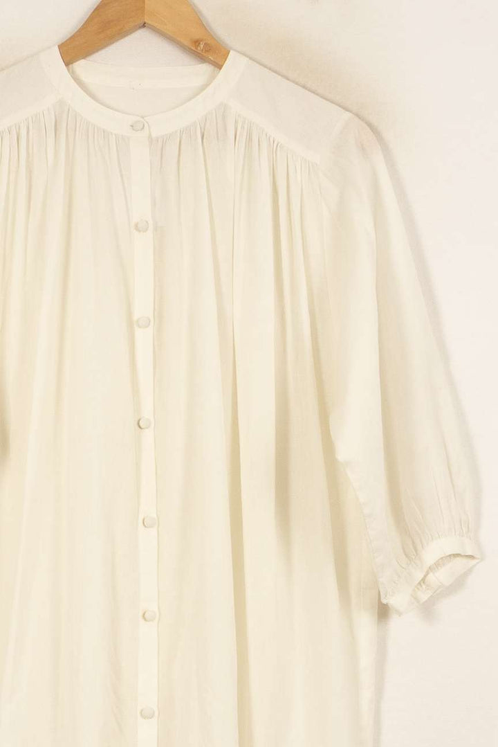 Robe Chemise Blanche - Taille S/36 de la marque Louise Misha | PARAD58289 - Vendu par Paradigme - Image 3