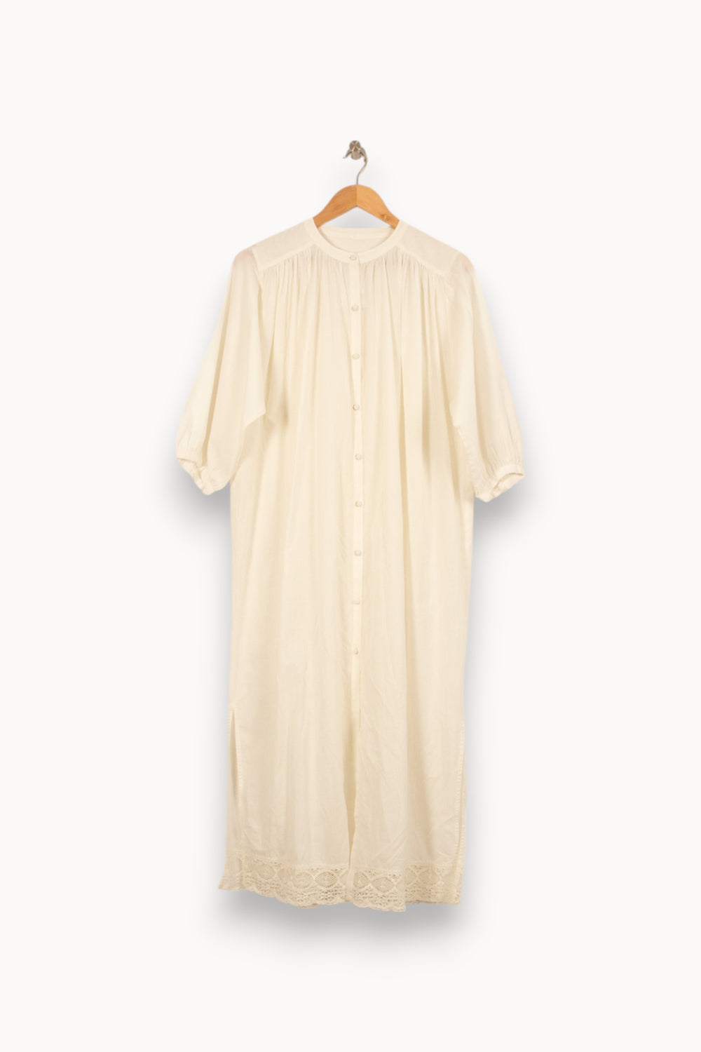 Robe Chemise Blanche - Taille S/36 de la marque Louise Misha | PARAD58289 - Vendu par Paradigme - Image 2