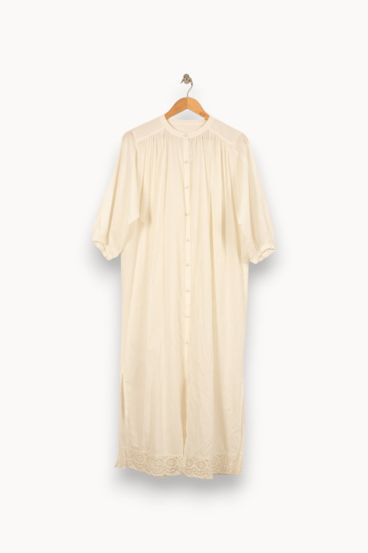 Robe Chemise Blanche - Taille S/36 de la marque Louise Misha | PARAD58289 - Vendu par Paradigme - Image 2