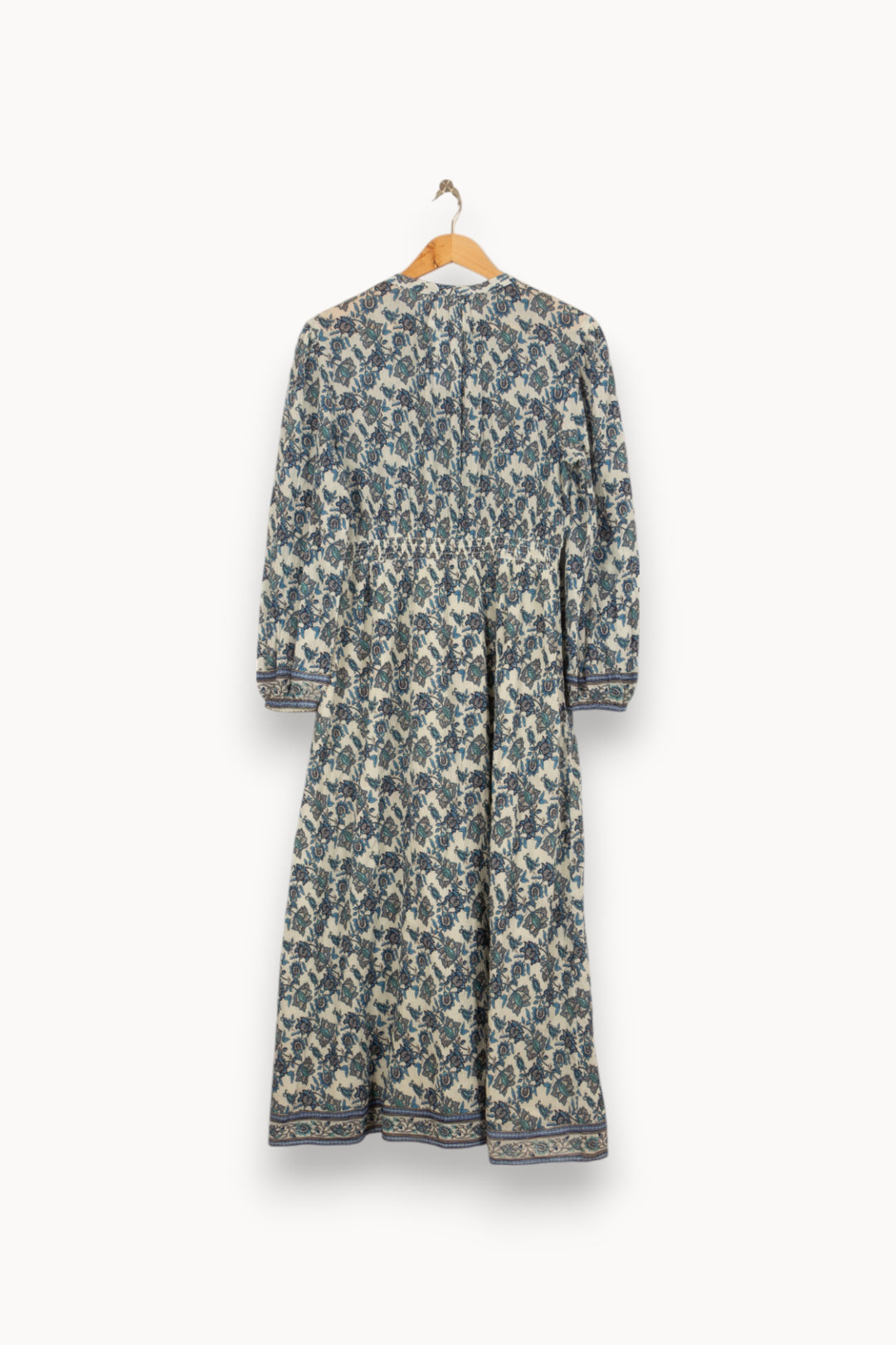 Robe Longue Bleue et Blanche - Taille S/36 de la marque Louise Misha | PARAD58292 - Vendu par Paradigme - Image 4