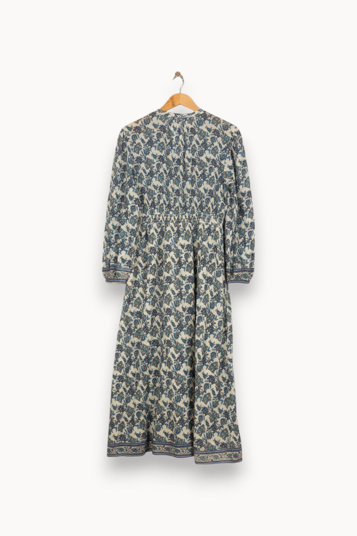 Robe Longue Bleue et Blanche - Taille S/36 de la marque Louise Misha | PARAD58292 - Vendu par Paradigme - Image 4