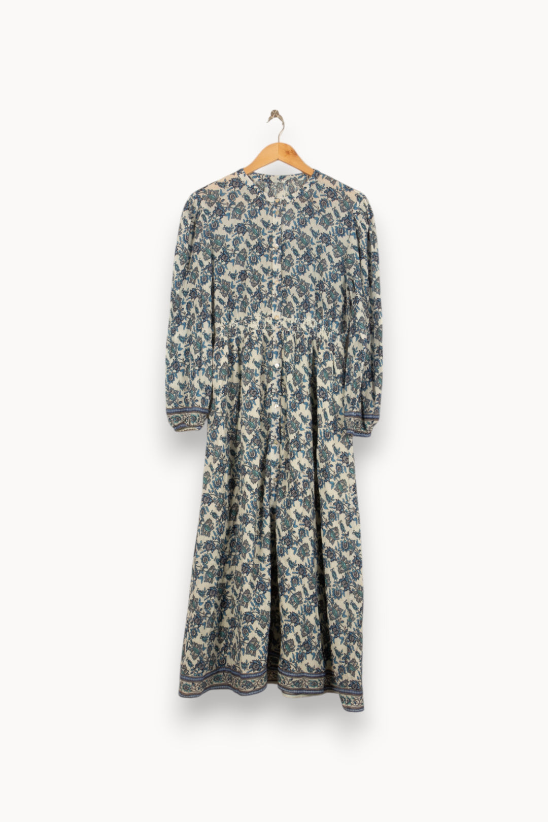 Robe Longue Bleue et Blanche - Taille S/36 de la marque Louise Misha | PARAD58292 - Vendu par Paradigme - Image 2