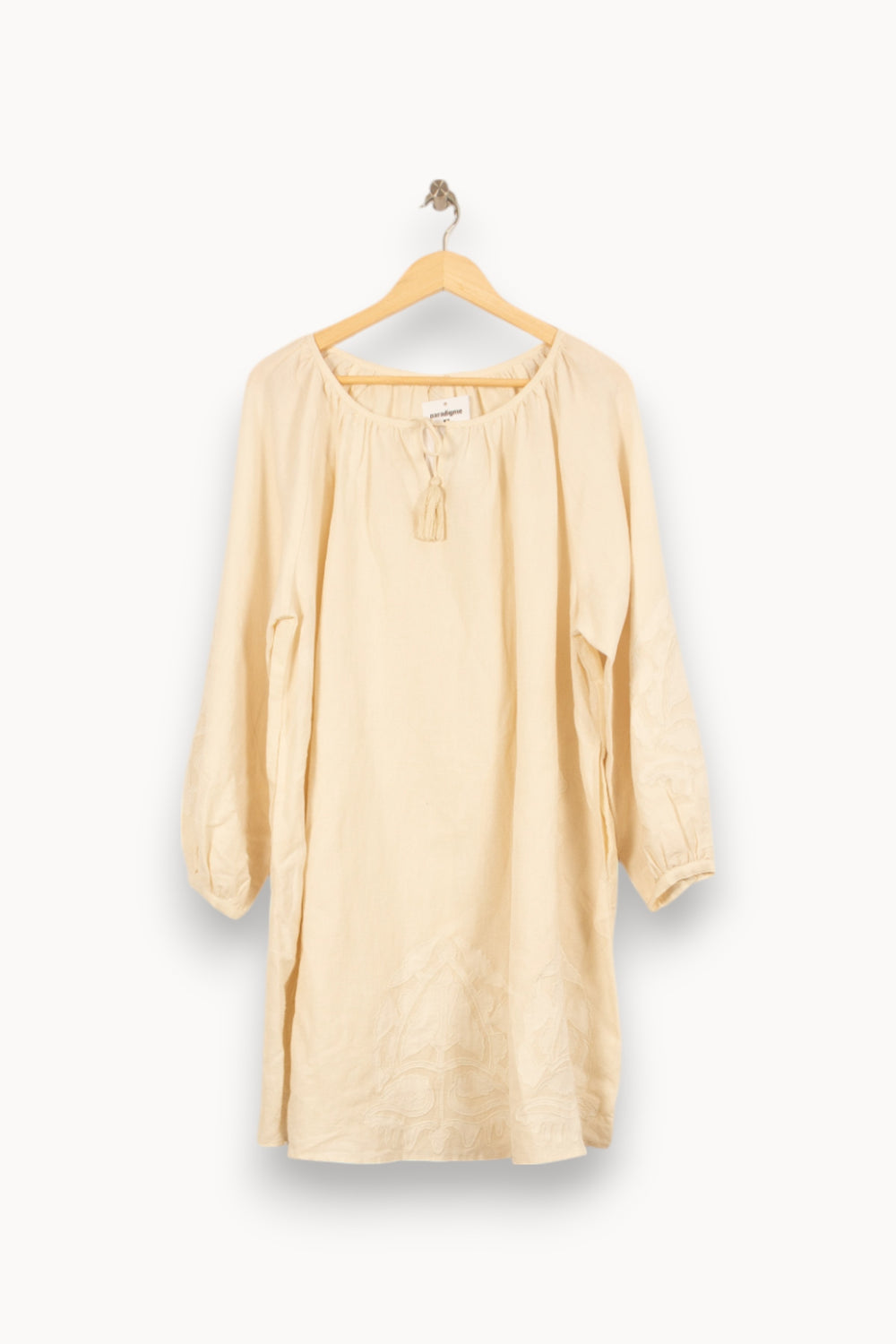 Robe Courte Écrue - Taille L/40 de la marque Louise Misha | PARAD58294 - Vendu par Paradigme - Image 2