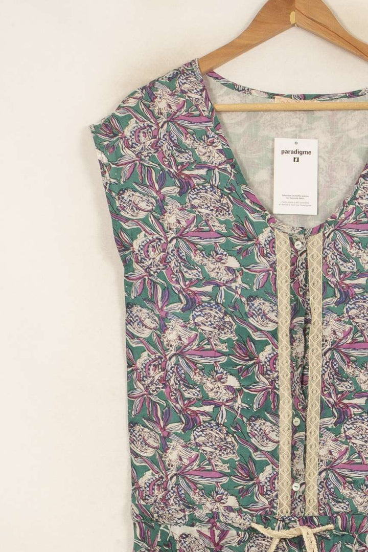 Combinaison Verte et Rose - Taille S/36 de la marque Louise Misha | PARAD58305 - Vendu par Paradigme - Image 3
