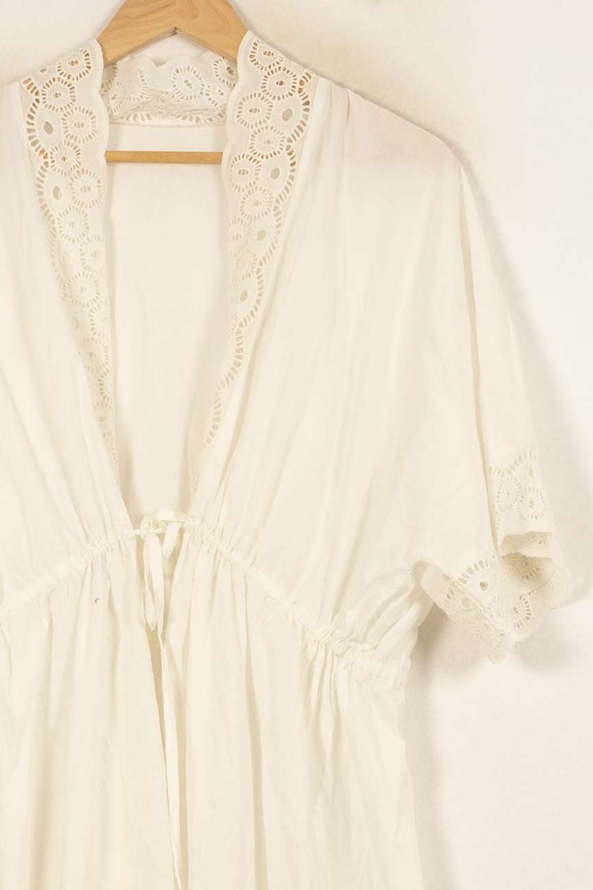 Robe Longue Blanche - Taille M/38 de la marque Louise Misha | PARAD58313 - Vendu par Paradigme - Image 3