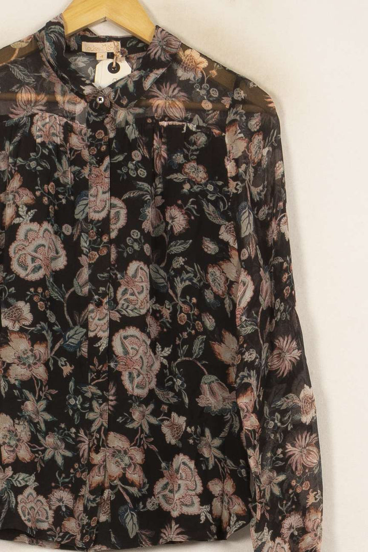 Blouse Noire et Rose - Taille M/38 de la marque Louise Misha | PARAD58319 - Vendu par Paradigme - Image 3
