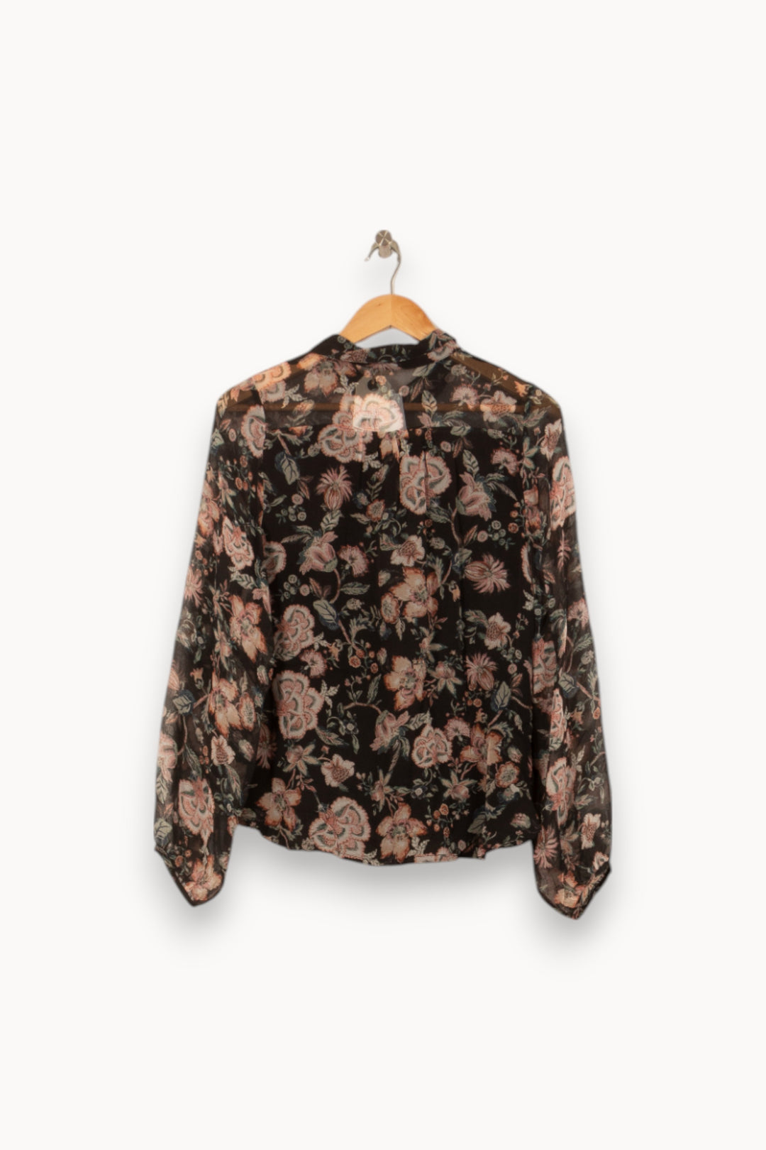 Blouse Noire et Rose - Taille M/38 de la marque Louise Misha | PARAD58320 - Vendu par Paradigme - Image 4