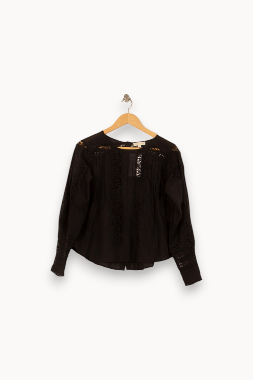 Blouse Noire - Taille S/36 de la marque Louise Misha | PARAD58321 - Vendu par Paradigme - Image 2
